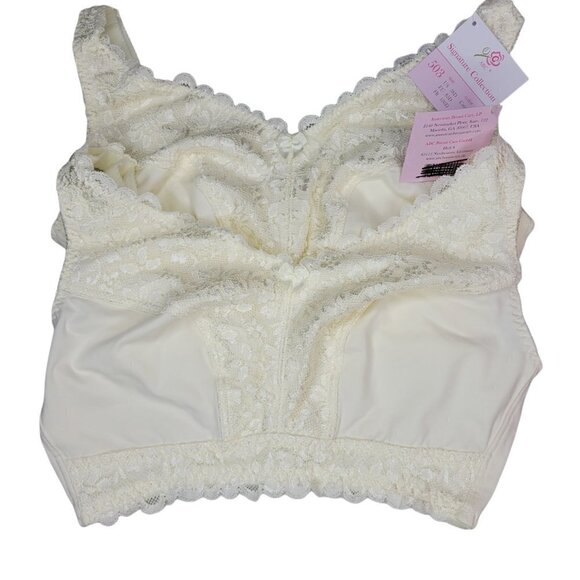 ABC Signature 503 Lace Embrace Bra Bras Size 38D Candlelight Color Comfort - Picture 2 of 12
